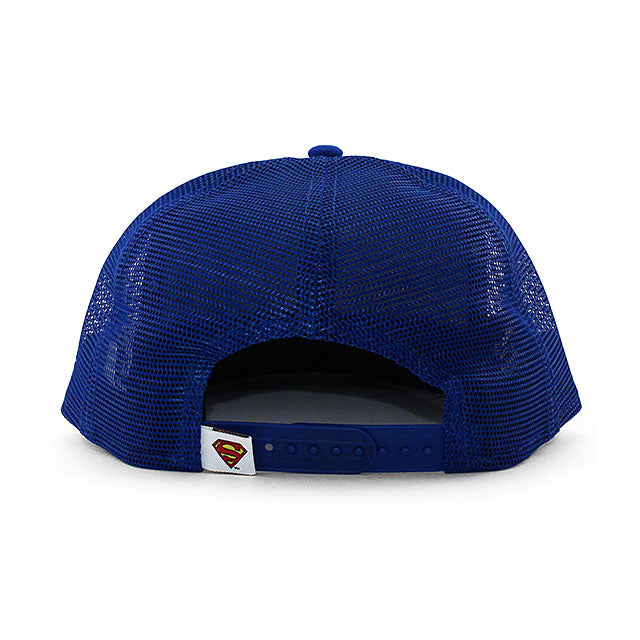 ニューエラ メッシュキャップ 9FIFTY DC コミックス スーパーマン TRUKER MESH SNAPBACK CAP BLUE