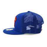 ニューエラ メッシュキャップ 9FIFTY DC コミックス スーパーマン TRUKER MESH SNAPBACK CAP BLUE