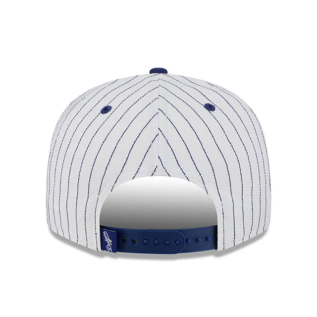 ニューエラ キャップ 9FIFTY スナップバック ロサンゼルス ドジャース MLB DECEPTOR SNAPBACK CAP PINSTRIPE WHITE-DARK ROYAL
