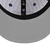 ニューエラ キャップ 9FIFTY スナップバック ロサンゼルス ドジャース MLB DECEPTOR SNAPBACK CAP PINSTRIPE WHITE-DARK ROYAL