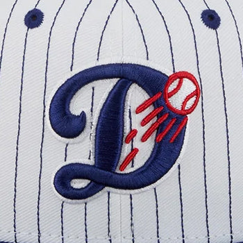 ニューエラ キャップ 9FIFTY スナップバック ロサンゼルス ドジャース MLB DECEPTOR SNAPBACK CAP PINSTRIPE WHITE-DARK ROYAL