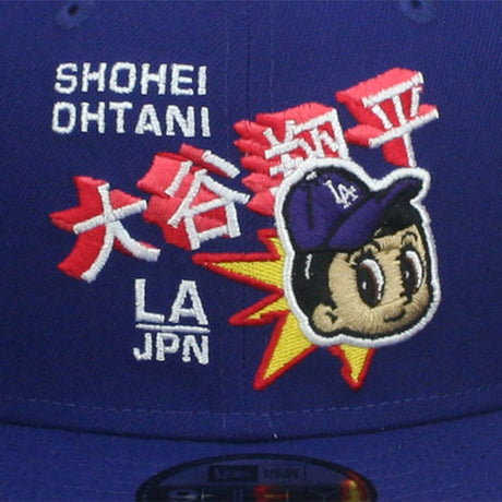 大谷翔平モデル ニューエラ キャップ 9FIFTY ロサンゼルス ドジャース MLB SHOHEI OHTANI ANIME SNAPBACK CAP ROYAL BLUE