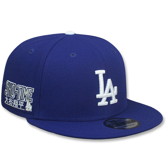 大谷翔平モデル ニューエラ キャップ 9FIFTY ロサンゼルス ドジャース MLB SHOHEI OHTANI SHO-TIME SNAPBACK CAP ROYAL BLUE