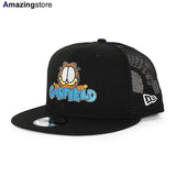 ニューエラ メッシュキャップ 9FIFTY ガーフィールド TRUKER MESH SNAPBACK CAP BLACK