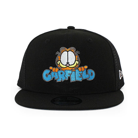 ニューエラ メッシュキャップ 9FIFTY ガーフィールド TRUKER MESH SNAPBACK CAP BLACK