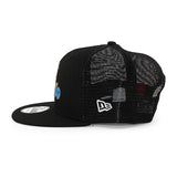 ニューエラ メッシュキャップ 9FIFTY ガーフィールド TRUKER MESH SNAPBACK CAP BLACK