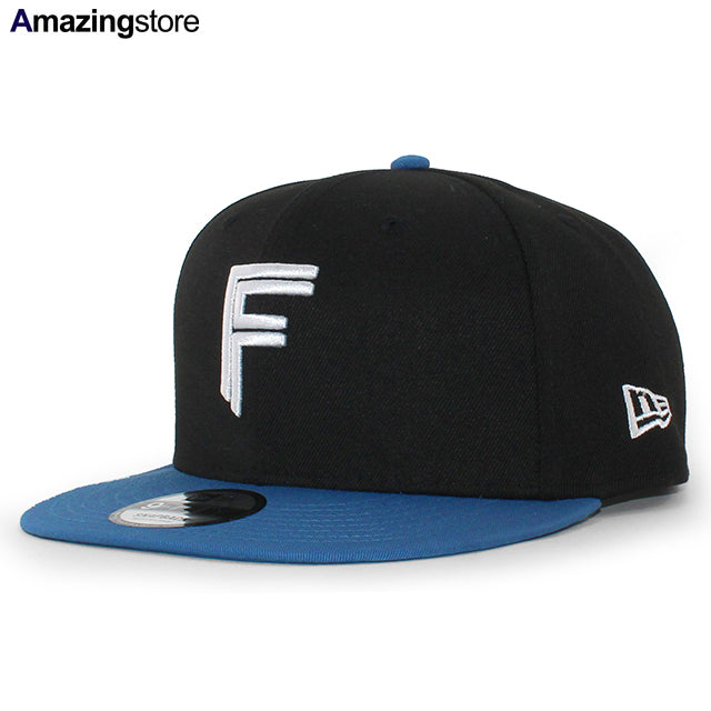 ニューエラ キャップ 9FIFTY スナップバック 北海道日本ハムファイターズ NPB TEAM LOGO SNAPBACK CAP BLACK-BLUE