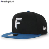 ニューエラ キャップ 9FIFTY スナップバック 北海道日本ハムファイターズ NPB TEAM LOGO SNAPBACK CAP BLACK-BLUE