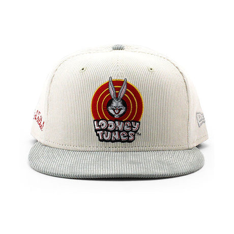 ニューエラ キャップ 9FIFTY ルーニー テューンズ バッグス バニー CORDUROY SNAPBACK CAP CREAM