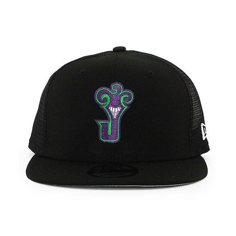 ニューエラ メッシュキャップ 9FIFTY DC コミックス バットマン ジョーカー TRUKER MESH SNAPBACK CAP BLACK