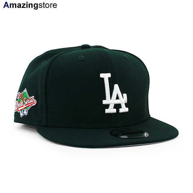 ニューエラ キャップ 9FIFTY ロサンゼルス ドジャース MLB 1988 WORLD SERIES GREY BOTTOM SNAPBACK CAP DK GREEN