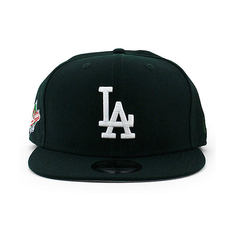 ニューエラ キャップ 9FIFTY ロサンゼルス ドジャース MLB 1988 WORLD SERIES GREY BOTTOM SNAPBACK CAP DK GREEN