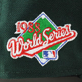ニューエラ キャップ 9FIFTY ロサンゼルス ドジャース MLB 1988 WORLD SERIES GREY BOTTOM SNAPBACK CAP DK GREEN