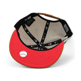 ニューエラ キャップ 9FIFTY アトランタ ブレーブス MLB 2017 INAUGURAL SEASON PINK BOTTOM SNAPBACK CAP STONE