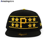 ニューエラ キャップ 9FIFTY ピッツバーグ パイレーツ MLB BATTING PRACTICE BP SNAPBACK CAP BLACK
