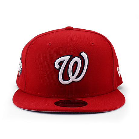 2019 ワールドシリーズモデル ニューエラ 9FIFTY スナップバック ワシントン ナショナルズ 2019 WORLD SERIES SNAPBACK CAP RED