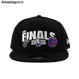 NBAファイナルモデル サンアントニオ スパーズ vs ニューヨーク ニックス ニューエラ キャップ 9FIFTY 2026 NBA FINALS MATCHUP SNAPBACK CAP BLACK