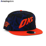 シティエディションモデル ニューエラ キャップ 9FIFTY オクラホマシティ サンダー NBA 2023-24 CITY EDITION SNAPBACK CAP NAVY