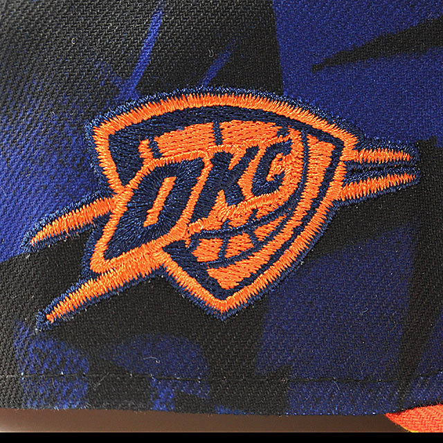シティエディションモデル ニューエラ キャップ 9FIFTY オクラホマシティ サンダー NBA 2023-24 CITY EDITION SNAPBACK CAP NAVY