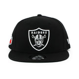 ニューエラ キャップ 9FIFTY ラスベガス レイダース NFL SHIELD LOGO SNAPBACK CAP BLACK