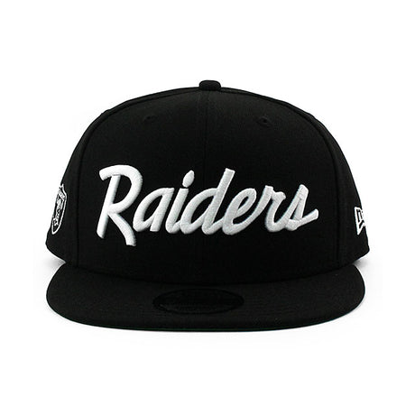 ニューエラ キャップ 9FIFTY ラスベガス レイダース NFL SCRIPT SNAPBACK CAP BLACK