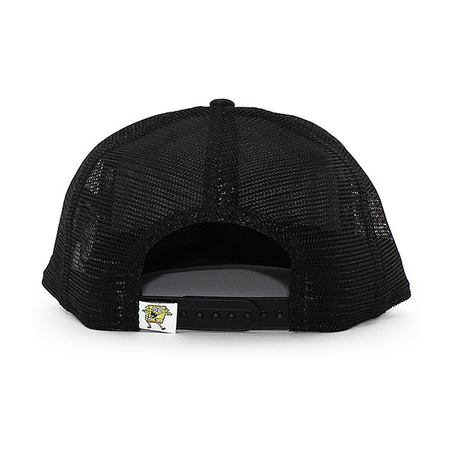 ニューエラ メッシュキャップ 9FIFTY スポンジボブ スクエアパンツ TRUKER MESH SNAPBACK CAP BLACK