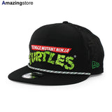ニューエラ キャップ 9FIFTY ティーンエイジ ミュータント ニンジャ タートルズ ROPE TRUCKER SNAPBACK CAP BLACK
