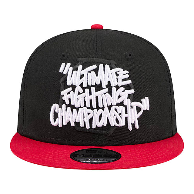 ニューエラ キャップ 9FIFTY UFC GRAFFITI SNAPBACK CAP BLACK