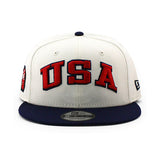 ニューエラ キャップ 9FIFTY UFC AMERICA SNAPBACK CAP CREAM