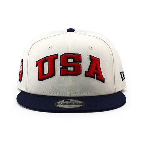 ニューエラ キャップ 9FIFTY UFC AMERICA SNAPBACK CAP CREAM