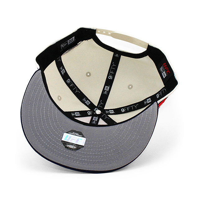 ニューエラ キャップ 9FIFTY UFC AMERICA SNAPBACK CAP CREAM