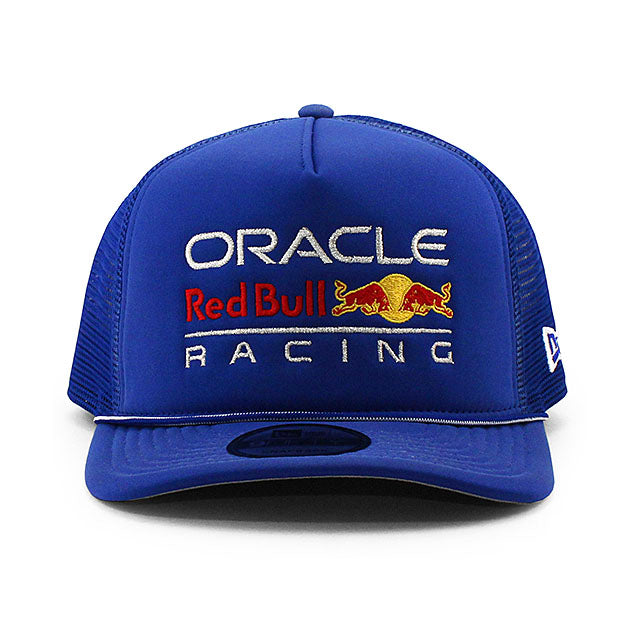 ニューエラ メッシュキャップ 9FIFTY オラクル レッドブル レーシング A-FRAME MESH TRUCKER CAP BLUE