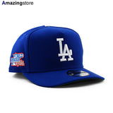 ニューエラ キャップ 9FIFTY ロサンゼルス ドジャース MLB 1981 WORLD SERIES GREEN BOTTOM A-FRAME SNAPBACK CAP BLUE
