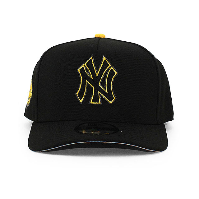 ニューエラ キャップ 9FIFTY ニューヨーク ヤンキース MLB 1999 WORLD SERIES GREY BOTTOM A-FRAME SNAPBACK CAP BLACK