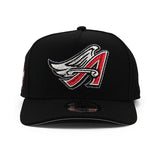 ニューエラ キャップ 9FIFTY ロサンゼルス エンゼルス MLB 40TH GREY BOTTOM A-FRAME SNAPBACK CAP BLACK