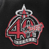 ニューエラ キャップ 9FIFTY ロサンゼルス エンゼルス MLB 40TH GREY BOTTOM A-FRAME SNAPBACK CAP BLACK