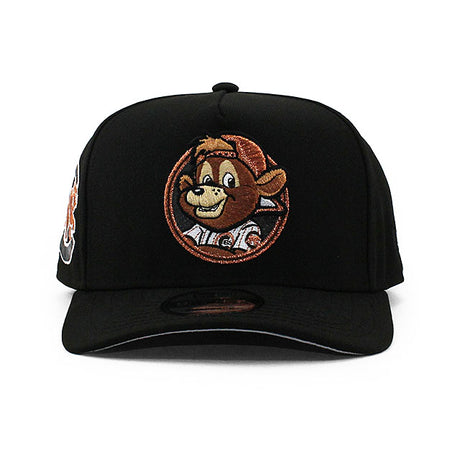ニューエラ キャップ 9FIFTY シカゴ カブス MLB CLARK LOGO GREY BOTTOM A-FRAME SNAPBACK CAP BLACK