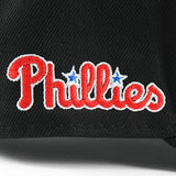 ニューエラ キャップ 9FIFTY フィラデルフィア フィリーズ MLB MASCOT GREEN BOTTOM A-FRAME SNAPBACK CAP BLACK