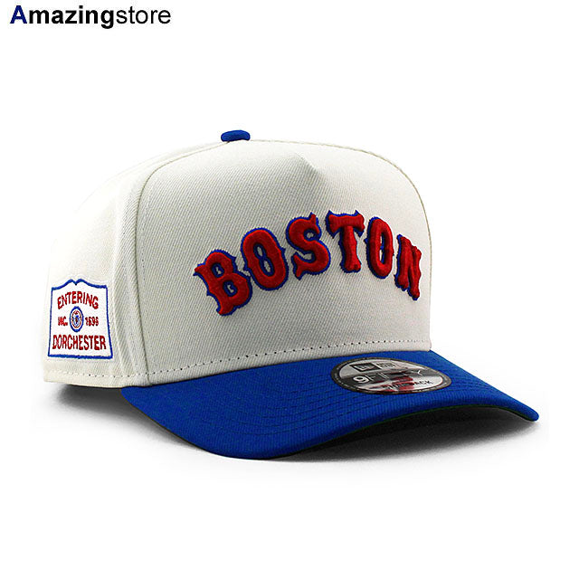 ニューエラ キャップ 9FIFTY ボストン レッドソックス MLB GREEN BOTTOM A-FRAME SNAPBACK CAP CREAM