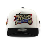 ニューエラ キャップ 9FIFTY スナップバック フィラデルフィア 76ERS NBA GREY BOTTOM A-FRAME SNAPBACK CAP CREAM