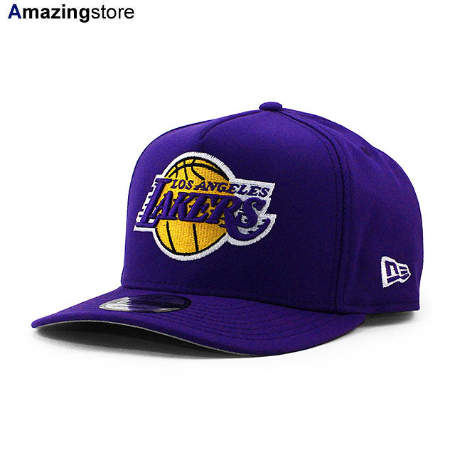 ニューエラ キャップ 9FIFTY ロサンゼルス レイカーズ NBA A-FRAME SNAPBACK CAP PURPLE