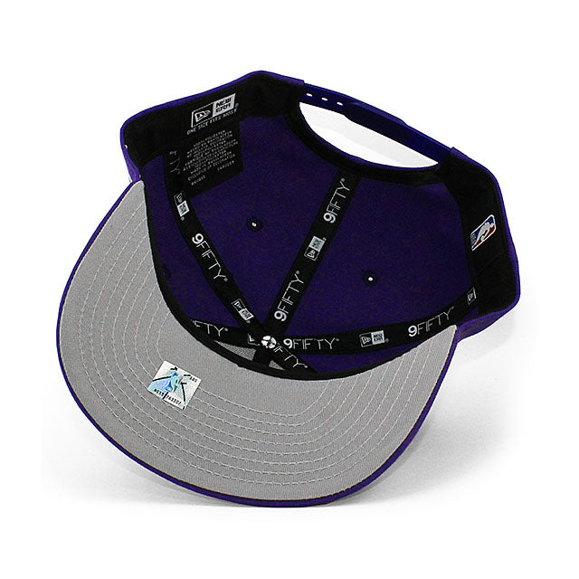 ニューエラ キャップ 9FIFTY ロサンゼルス レイカーズ NBA A-FRAME SNAPBACK CAP PURPLE