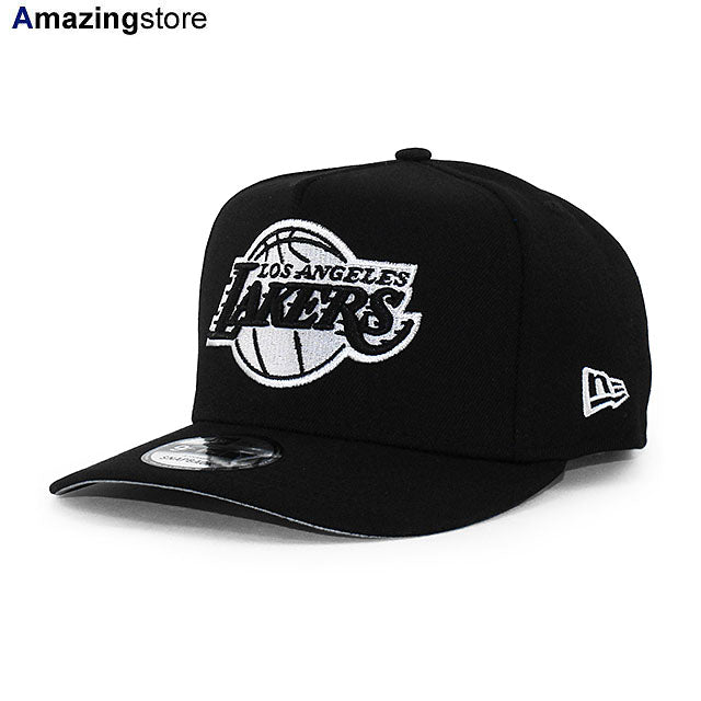 ニューエラ キャップ 9FIFTY ロサンゼルス レイカーズ NBA A-FRAME SNAPBACK CAP BLACK