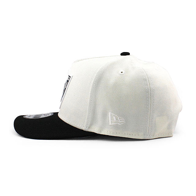 ニューエラ キャップ 9FIFTY ラスベガス レイダース NFL 1998 DRAFT GREY BOTTOM A-FRAME SNAPBACK CAP CREAM