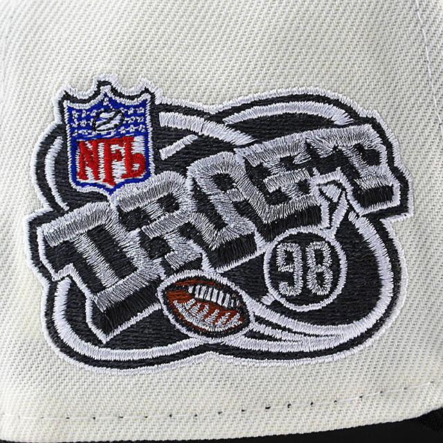 ニューエラ キャップ 9FIFTY ラスベガス レイダース NFL 1998 DRAFT GREY BOTTOM A-FRAME SNAPBACK CAP CREAM