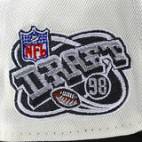 ニューエラ キャップ 9FIFTY ラスベガス レイダース NFL 1998 DRAFT GREY BOTTOM A-FRAME SNAPBACK CAP CREAM