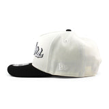 ニューエラ キャップ 9FIFTY ラスベガス レイダース NFL 50TH GREY BOTTOM A-FRAME SNAPBACK CAP CREAM