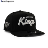 ニューエラ キャップ 9FIFTY ロサンゼルス キングス NHL SCRIPT A-FRAME SNAPBACK CAP BLACK