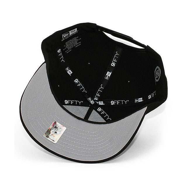 ニューエラ キャップ 9FIFTY ロサンゼルス キングス NHL SCRIPT A-FRAME SNAPBACK CAP BLACK