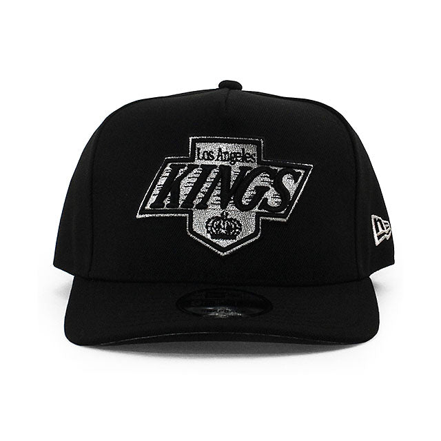 ニューエラ キャップ 9FIFTY ロサンゼルス キングス NHL A-FRAME SNAPBACK CAP BLACK